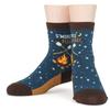 Foot Traffic Novelty Youth Socks, S'mores Please view 2