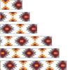 White Water Archery Laminated White Navajo Print Arrow Wraps 15 Pc Pack Choose Length Width (8, 1.4) view 1