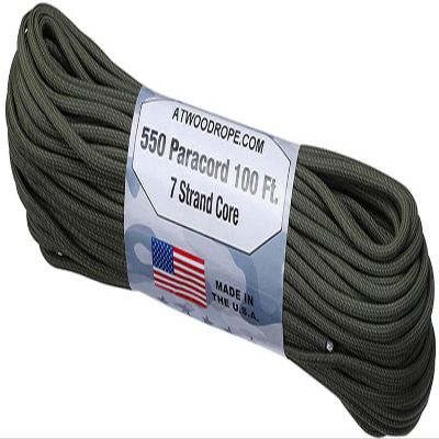 Atwood Rope 44030 Tent Tarp Multi-Purpose Cord Paracord 30m Olive Drab