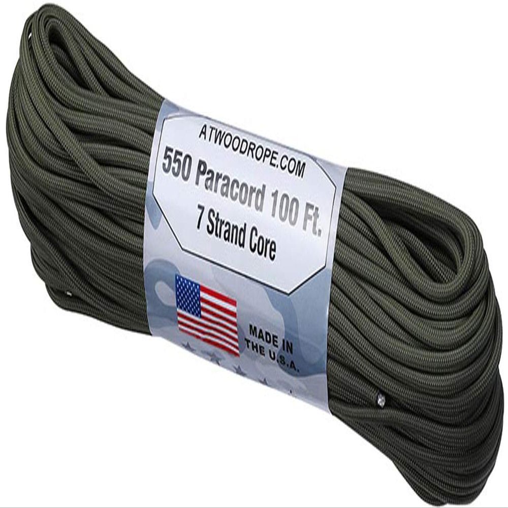 Atwood Rope 44030 Tent Tarp Multi-Purpose Cord Paracord 30m Olive Drab