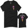 0258. Cool Graphic Candy Ice Cream Skull Summer Till Death Society streetwaer for Men T Shirt (Black 2X-Large) view 1