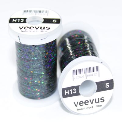 Veevus Holographic Tinsel (Black, Small)