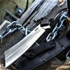 Tactical Knife Hunting Knife Survival Knife 12.5 Inch Fixed Blade Knife G10 Handle Razor Sharp Edge Camping Accessories Camping Gear Survival Kit Survival Gear Tactical Gear 77350 (Silver) view 2