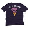 0258. Cool Graphic Candy Ice Cream Skull Summer Till Death Society streetwaer for Men T Shirt (Navy Blue, 2X-Large) view 3