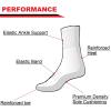 Men's Athletic Crew Sock, Sock It Up Breathable Cushion Socks for Basketball, Running, Hiking, and Sport (Longs Peak) view 4