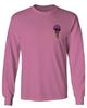 0258. Cool Graphic Candy Ice Cream Skull Summer Till Death Society streetwaer Men's Long Sleeve t Shirt (Pink 2X Large) view 2