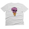 0258. Cool Graphic Candy Ice Cream Skull Summer Till Death Society streetwaer for Men T Shirt (White, 2X Large) view 3