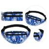 Fanny Pack for Men & Women, Fashion Waterproof Waist Packs with Adjustable Belt, Casual Bag Bum Bags for Travel Sports Running.(Camo Blue) view 3