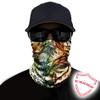 Obacle Seamless Bandana for Rave Face Mask Dust Wind Sun Protection Neck Gaiter Tube Mask for Women Men Festival Party Motorcycle Riding Fishing Hunting (Snake Skin Printing Light Yellow) view 2