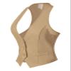 Design by Olivia Women's Dressy Casual Versatile Racerback Vest Tuxedo Suit Waistcoat Taupe L view 2