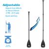 YVLEEN SUP Paddle Board PaddleStand up Paddleboard Paddles Adjustable Aluminum 4-Piece Floating Kayak PaddleConvertible Paddle view 2