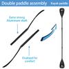 YVLEEN SUP Paddle Board PaddleStand up Paddleboard Paddles Adjustable Aluminum 4-Piece Floating Kayak PaddleConvertible Paddle view 3
