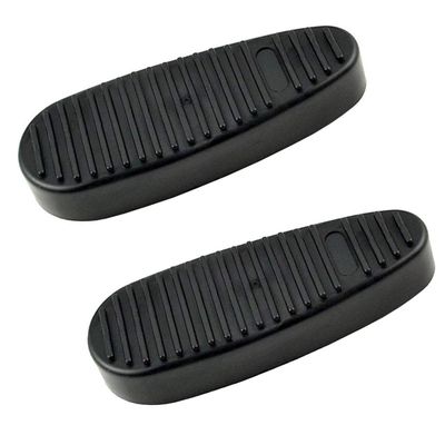 360 Tactical- Combo of 2-2 Pieces of Durable & Heavy Duty Ribbed Stealth Slip on Rubber Combat Butt Pad for 6 Position Stock Butt Pad (2-Pack Black)