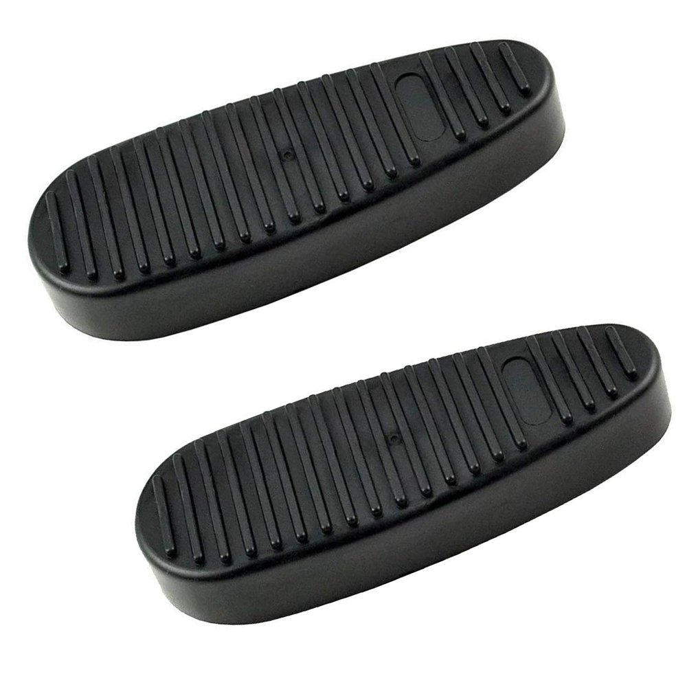 360 Tactical- Combo of 2-2 Pieces of Durable & Heavy Duty Ribbed Stealth Slip on Rubber Combat Butt Pad for 6 Position Stock Butt Pad (2-Pack Black)