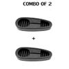 360 Tactical- Combo of 2-2 Pieces of Durable & Heavy Duty Ribbed Stealth Slip on Rubber Combat Butt Pad for 6 Position Stock Butt Pad (2-Pack Black) view 2