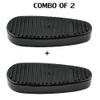 360 Tactical- Combo of 2-2 Pieces of Durable & Heavy Duty Ribbed Stealth Slip on Rubber Combat Butt Pad for 6 Position Stock Butt Pad (2-Pack Black) view 3