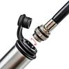 CoolChange Mini Bike Pump - Fits Presta & Schrader - 120 PSI High Pressure Bicycle Air Pump - Aluminum Frame Portable Mini Bicycle Pump - Used for Road & Mountain Bikes (Silver Black) view 4