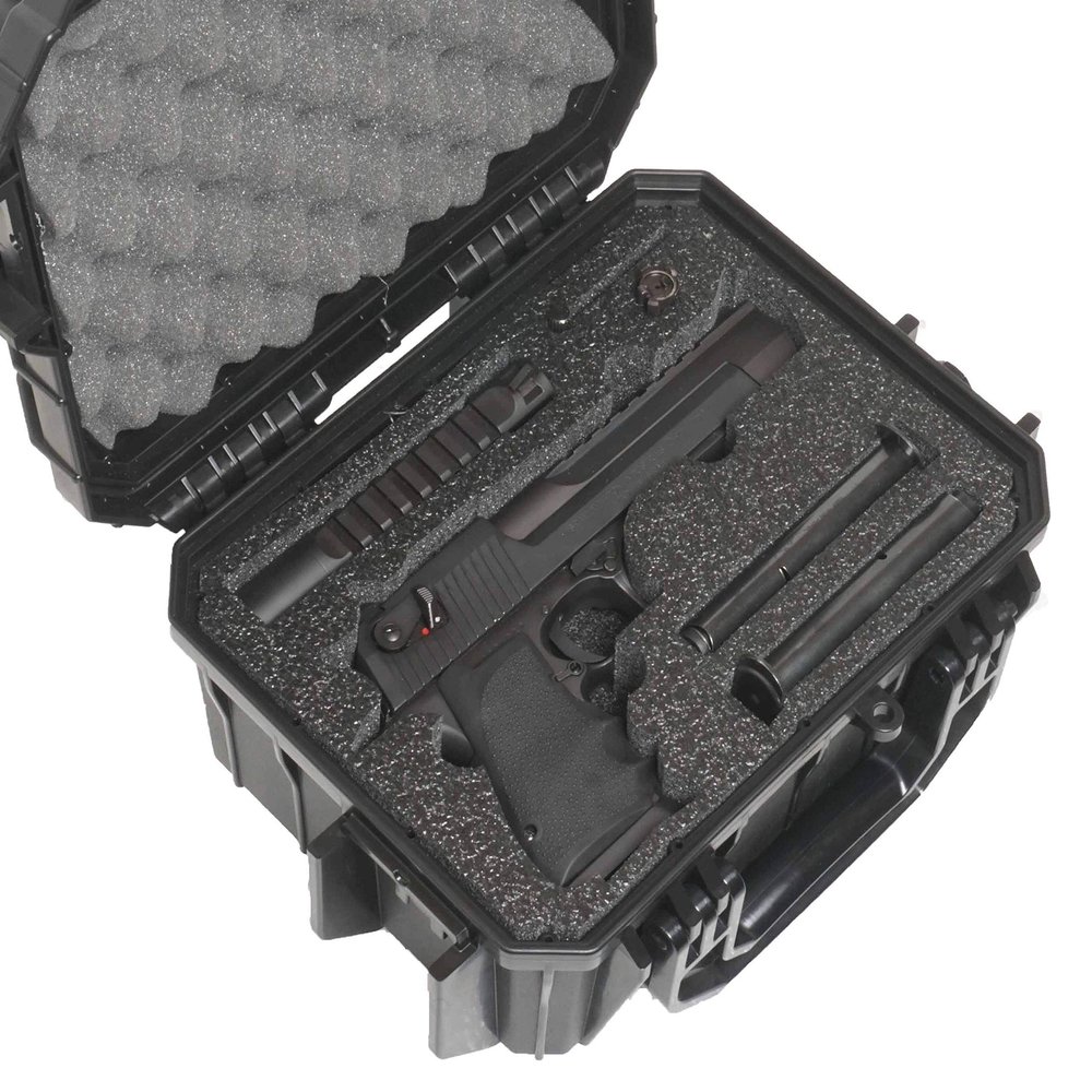 Case Club Case fits Desert Eagle in Pre-Cut Waterproof Pistol Case with Storage for 4 Extra Magazines & 1 Extra Barrel