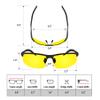 BLUPOND Yellow Glasses for Men/Women - Anti Fog Semi-Polarized Shooting Safety Glasses for Ultimate Eye Protection (black) view 4