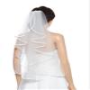 SAMKY Elegant 1T 1 Tier Ribbon Cascade Waterfall Veil - Off White Short Shoulder Length 20" V603 view 2