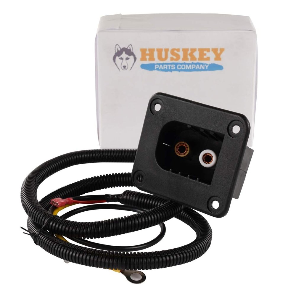 Powerwise Charger Receptacle w/Wiring Harness Fits EZGO 36V Medalist TXT Electric Golf Carts