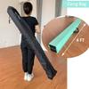 Marfula 8 FT / 9 FT Folding Balance Beam Gymnastics Floor Beam - Extra Firm - Suede Cover - Anti Slip Bottom with Carry Bag For Kids/Adults Home Use view 4