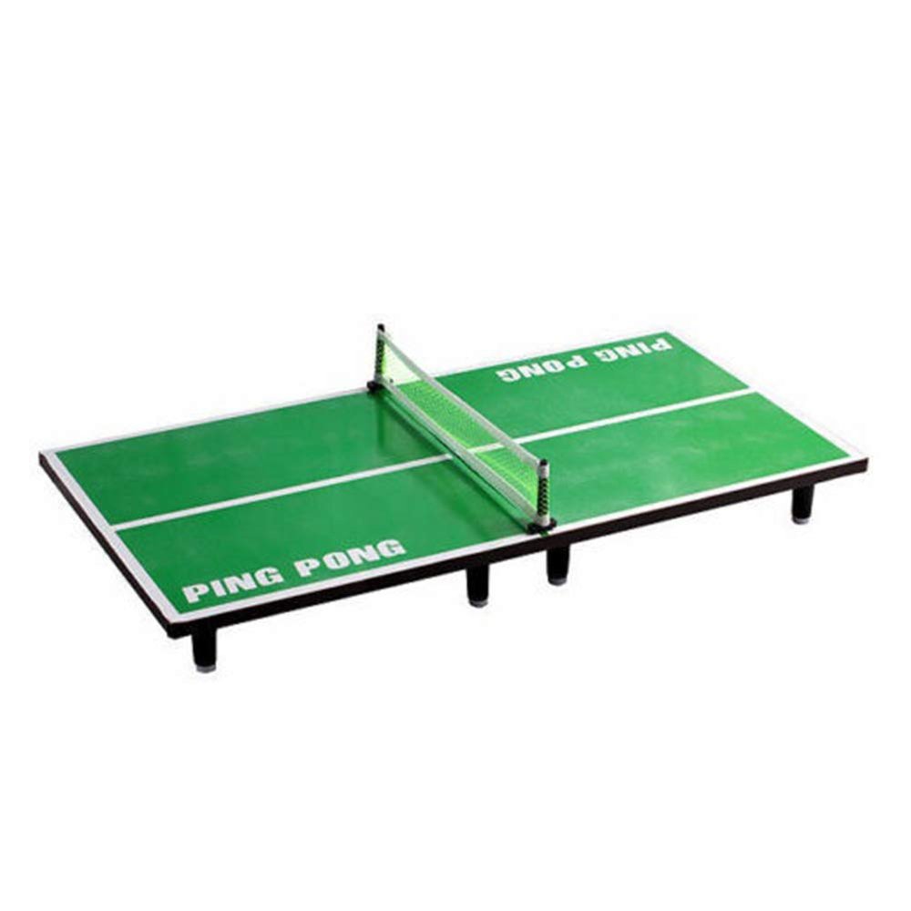 Mini Table Tennis Pingpong Table Net Paddle Ball Set Sports Outdoor Indoor