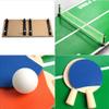 Mini Table Tennis Pingpong Table Net Paddle Ball Set Sports Outdoor Indoor view 4