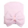 Zando Baby Girls Turbans Newborn Hospital Hat Baby Headwraps Big Bows Infant Nursery Caps D Pink One Size view 1