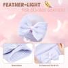 Zando Baby Girls Turbans Newborn Hospital Hat Baby Headwraps Big Bows Infant Nursery Caps D Pink One Size view 3