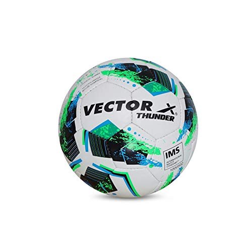 Vector X Thunder Football (Size-5) (Blue-Green-Black)