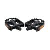 AB Tools Resin Rubber Grip Pedal 9/16" Bicycle Cycle Bike Amber Reflectors Boron Axle MTB view 4