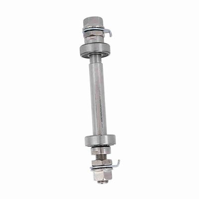 Bike Wheel Hub Axle, for Bike Wheel Hub Axle Front Rear Solid Shaft Lever Bike Repair Tool Accessories(Front Wheel+6000)