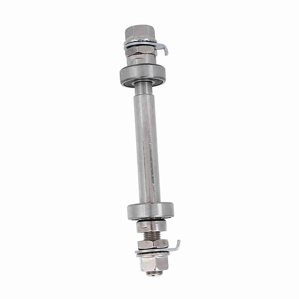 Bike Wheel Hub Axle, for Bike Wheel Hub Axle Front Rear Solid Shaft Lever Bike Repair Tool Accessories(Front Wheel+6000)