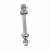 Bike Wheel Hub Axle, for Bike Wheel Hub Axle Front Rear Solid Shaft Lever Bike Repair Tool Accessories(Front Wheel+6000) view 1