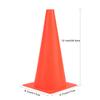 12 Inch 12 Pack Orange Traffic Training Cones, Plastic Safety Parking Cones, Agility Field Marker Cones for Soccer Basketball Football Drills Training, Outdoor Sport Activity & Festive Events view 4