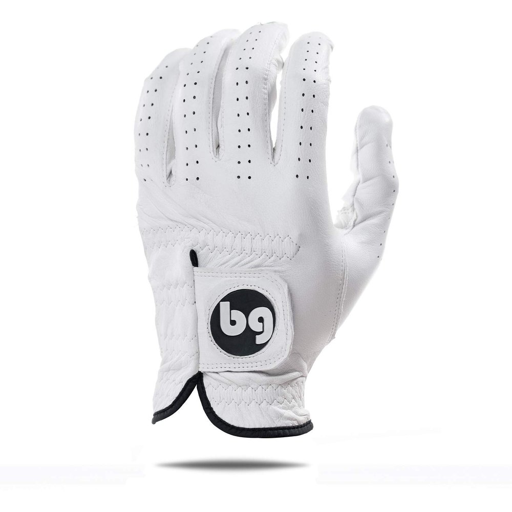 Bender Gloves - Men's Golf Glove, Durable Cabretta Leather Material, Unique Golf Gloves Men Right Handed Golfer (Wear On Left)