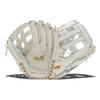 Miken | PRO Series Slowpitch Softball Glove | 14"- H-Web | Left Hand Throw | White/Gold view 1