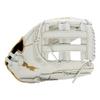 Miken | PRO Series Slowpitch Softball Glove | 14"- H-Web | Left Hand Throw | White/Gold view 4