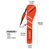 Craftsman Golf Light Weight Water Resistant Foldable Golf Sunday Bag Golf Carry Bag 50" (Version: w/Name Orange) view 2