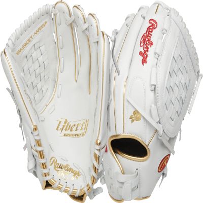 Rawlings | LIBERTY ADVANCED Fastpitch Softball Glove | 12.5" | Basket Web | Left Hand Throw