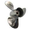 ARKDOZA 11 1/4x14 Stainless Steel Propeller for Yamaha 25-60HP 13 Tooth RH view 1
