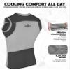 Exxact Sports Youth Baseball Chest Protector, Padded Sternum Heart Guard Shirt, Softball Chest Protector Girls Youth (Gray, YM) view 3
