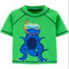 Carter's Free Combination Boys Rashguard and Swim Trunks (Dinosaur Rashguard, 3m) view 1