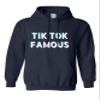 ALLNTRENDS Adult Hoodie TIK Tok Famous Hooded Sweatshirt Cute Graphic Top (XL, Navy Blue) view 1