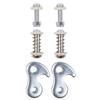 M-Wave Replacement Safety Hook for Trailer Security Lock, Silver view 1