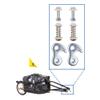 M-Wave Replacement Safety Hook for Trailer Security Lock, Silver view 2