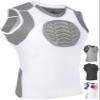 Exxact Sports Youth Baseball Chest Protector, Padded Sternum Heart Guard Shirt, Softball Chest Protector Girls Youth (White, YXL) view 1