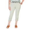 Style & Co. Embroidered-Hem Capri Pants (Sage Dust, 16) view 1