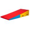 PRISP Folding Incline Gym Mat - Extra Long 71 x 30 x 14 in Wedge Gymnastics Tumbling Mat for Kids view 1
